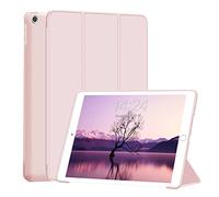 FSCOVER Coque de Protection pour iPad 10,2 Pouces 9ème / 8ème / 7ème génération 2021/2020 / 2019 avec réveil Automatique/Hibernation magnétique léger Housse de Protection,Abricot