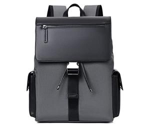 FSD.WG Sac à dos d'ordinateur pour homme - Sac à dos de voyage d'affaires - Grande capacité - Multifonction - Tendance, Gris (65), Large