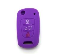 FSDGJZDFG 1 Coque en Silicone clé de Voiture pour Hyundai IX20, IX35, Solaris, Accent, 3 Boutons