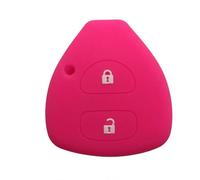 FSDGJZDFG Coque de clé de Voiture 2 Boutons pour Toyota Rav4 Corolla Vitz Porte Hilux Auris Vios Camry Pardo Alarme