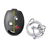 FSDGJZDFG Coque de clé de Voiture en Silicone pour Ford Ka, Fiesta MK5, MK6, MK7, Fusion, Focus, Ikon, Street, Ka, Mondeo, MK3, MK4
