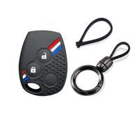 FSDGJZDFG Coque de clé de Voiture en Silicone, pour Renault Trafic, Clio, Duster, Logan, Dacia Logan, Duster, Sandero, pour Nissan Terrano, Almera