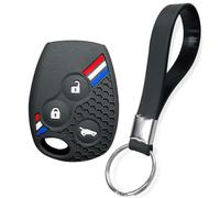 FSDGJZDFG Coque de clé de Voiture en Silicone, pour Renault Trafic, Clio, Duster, Logan, Dacia Logan, Duster, Sandero, pour Nissan Terrano, Almera