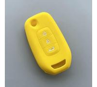 FSDGJZDFG Coque de Protection en Silicone pour clé de Voiture pour Renault Kadjar, 3 Boutons, Pliable