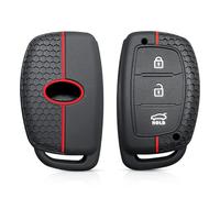 FSDGJZDFG Coque de Protection en Silicone pour clé télécommande à 3 Boutons, pour Hyundai I20, Ix45, I40, Ix35, I30, I10, Kona, Tucson, Creta, Accent, Solaris, Elantra, Ioniq