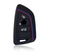 FSDGJZDFG Coque de Protection en Silicone pour clé télécommande de Voiture, pour BMW X1 X3 X4 X5 X6 F15 F16 G30 Série 3 5 7 G11 F48, Accessoires Porte-clés