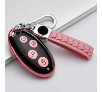 FSDGJZDFG Coque de Protection pour clé de Voiture en TPU, pour BYD Song Max Yuan S7 Qin 80, 4 Boutons
