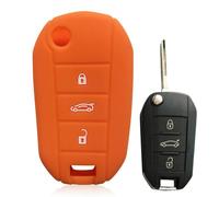 FSDGJZDFG Étui de clé de Voiture en Silicone pour Opel Corsa DFAE Grandland X Crossland Combo Cap pour Citroën C4 Cactus C5 Aircross Berlingo fob