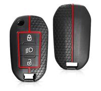 FSDGJZDFG Étui de clé de Voiture en Silicone pour Opel Corsa DFAE Grandland X Crossland Combo Cap pour Citroën C4 Cactus C5 Aircross Berlingo fob