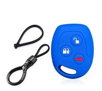 FSDGJZDFG Étui de clé en Silicone pour Ford Focus, C-Max, Mondeo MK3 MK4, Ikon, Fusion, Street Ka, Teansit, Fiesta MK5 MK7