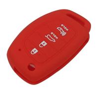 FSDGJZDFG Étui de clé Pliable en Silicone pour télécommande 4 Boutons, pour Hyundai Mistra, Santa Fe, Sonata, Tucson, Accent, I30, I40, I45