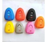 FSDGJZDFG Étui de clé télécommande en Silicone pour Porsche 911, 997, Boxster, 987, Cayman, 3 Boutons