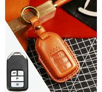 FSDGJZDFG Étui de Protection en Cuir pour clé de Voiture, Accessoire pour Honda City Turbo Civic Accord XRV Crider Odyssey