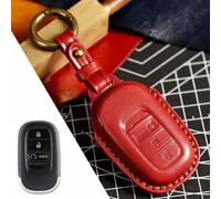 FSDGJZDFG Étui de Protection en Cuir pour clé de Voiture, Accessoire pour Honda CR-V, XRV, Accord, Civic, Crider, Porte-clés