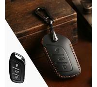 FSDGJZDFG Étui de Protection en Cuir pour clé de Voiture, Accessoire pour Porte-clés pour Roewe I5 I6 RX3 RX5 EI6 pour MG 6 Zs 3rd HS EZS