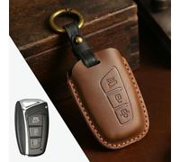 FSDGJZDFG Étui de Protection en Cuir pour clé de Voiture, Porte-clés, pour Hyundai IX45, Santafe, Equus, Genesis, Accessoires