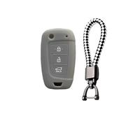 FSDGJZDFG Étui de Protection en Silicone pour clé de Voiture à 3 Boutons, pour Hyundai Solaris 2, Elantra I30, I35, I40, Tucson, Kona