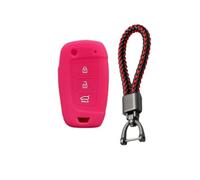 FSDGJZDFG Étui de Protection en Silicone pour clé de Voiture à 3 Boutons, pour Hyundai Solaris 2, Elantra I30, I35, I40, Tucson, Kona