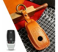 FSDGJZDFG Étui de Protection pour clé de Voiture en Cuir, Accessoire pour Mercedes Benz GLC300L E300 E260 E350 A200