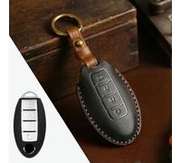 FSDGJZDFG Étui en Cuir pour clé de Voiture, Porte-clés, Accessoires pour Nissan XTrail, Qashqai, Tiida, Teana, Sylphy