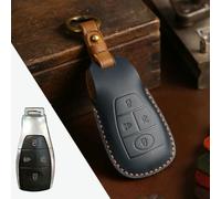 FSDGJZDFG Étui en Cuir pour clé de Voiture, Porte-clés, pour BAIC X7 BJ40 Senova D50 D70 X55 X65 EU5 EU7