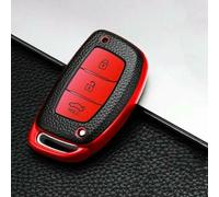 FSDGJZDFG Étui en Cuir TPU pour clé de Voiture, pour Hyundai Elantra I10 I20 I30 HB20 IX25 IX35 IX45 pour Tucson Avante