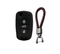 FSDGJZDFG Étui en Silicone pour clé de Voiture, pour Hyundai Elantra Accent I20 I30 Ix20 Ix35 pour Kia Sportage Rio3 Soul Optima Ceed Pro K5 K2