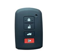 FSDGJZDFG Étui en Silicone pour clé de Voiture, pour Toyota Camry 50 55 Rav4 Auris Yaris Hybrid Highlander Avalon Fob Shell Skin, Porte-clés