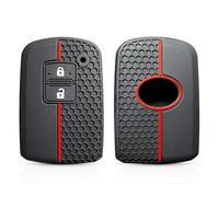 FSDGJZDFG Étui en Silicone pour clé de Voiture, pour Toyota Camry 50 55 Rav4 Auris Yaris Hybrid Highlander Avalon Fob Shell Skin, Porte-clés
