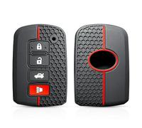 FSDGJZDFG Étui en Silicone pour clé de Voiture, pour Toyota Camry 50 55 Rav4 Auris Yaris Hybrid Highlander Avalon Fob Shell Skin, Porte-clés