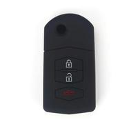 FSDGJZDFG Étui en Silicone pour clé télécommande 3 Boutons pour Mazda 2, Demio, 3, 5, 6, M5, CX7, CX9, RX8, MX5, MPV