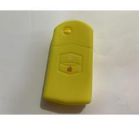 FSDGJZDFG Étui en Silicone pour clé télécommande à 2 Boutons pour Mazda Demio 3 5 6 M3 M5 CX7 CX9 RX8 MX5 MPV