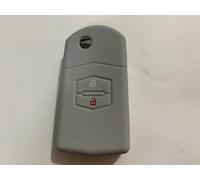 FSDGJZDFG Étui en Silicone pour clé télécommande à 2 Boutons pour Mazda Demio 3 5 6 M3 M5 CX7 CX9 RX8 MX5 MPV