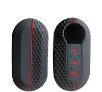 FSDGJZDFG Étui en Silicone pour clé télécommande de Voiture à 3 Boutons, pour Fiat 500 Ducato 500L pour Lancia Musa Panda, Accessoires Porte-clés