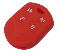 FSDGJZDFG Housse de clé de Voiture en Silicone 4 Boutons pour Ford Mercury Mariner Lilan pour Lincoln Navigator MKX MKZ Edge Fusion Mustang