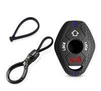 FSDGJZDFG Housse de clé de Voiture en Silicone, étui de clé pour BMW E46 E39 E53 X5 X3 E83 X3 Série 7 5 3 330i, Accessoires Porte-clés