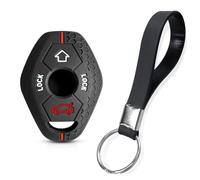 FSDGJZDFG Housse de clé de Voiture en Silicone, étui de clé pour BMW E46 E39 E53 X5 X3 E83 X3 Série 7 5 3 330i, Accessoires Porte-clés