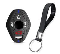 FSDGJZDFG Housse de clé de Voiture en Silicone, étui de clé pour BMW E46 E39 E53 X5 X3 E83 X3 Série 7 5 3 330i, Accessoires Porte-clés