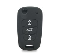 FSDGJZDFG Housse de clé en Silicone, étui de clé Pliable à Rabat, pour Kia Rio 3 Sportedge Ceed Soul Cerato 2 pour Hyundai i20 ix35 i30 Accent Porte-clés