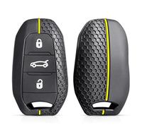 FSDGJZDFG Housse de clé en Silicone, étui pour Porte-clés de Voiture, pour Peugeot 3008, 307, 308, 207, 208, 407, 508, 206, 2008, 301, 5008, pour Citroën C2, C3, C4, C5