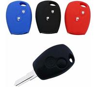 FSDGJZDFG Housse de Protection en Silicone pour clé de Voiture 2 ou 3 Boutons, pour Renault Kangoo, Dacia Scenic, Megane, Sandero, Captur, Twingo, Modus