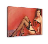 FSDJHG Poster sur toile de l'actrice Sarah Michelle Gellar (14) - Décoration pour chambre à coucher, bureau, chambre, cadeau - 50 x 75 cm