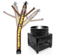 Fsflag Fournitures gonflables pour animaux de compagnie de 1,8 m avec souffleur (14 cm de diamètre) et lumières LED intégrées - Une poupée amusante qui agite et danse adaptée à la publicité