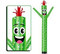 FSFLAG Homme tube gonflable de 3 m de haut danseur d'air farfelu cactus Wacky Wave Dancer (diamètre 30,5 cm) pour décoration extérieure publicité événements commerciaux d'entreprise (souffleur non