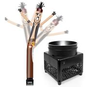 Fsflag Pirate gonflable de 1,8 m avec souffleur (14 cm de diamètre) et lumières LED intégrées - Une poupée amusante qui agite et danse adaptée à la publicité commerciale