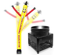 Fsflag Réparation de téléphone portable gonflable de 1,8 m avec souffleur (14 cm de diamètre) et lumières LED intégrées - Une poupée amusante qui agite et danse adaptée à la publicité commerciale