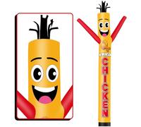 FSFLAG Tube gonflable de 3 m de haut pour homme - Danseur d'air farfelu au feu - Danseur Wacky Wave Dancer (diamètre 30,5 cm) pour décoration extérieure, publicité et événements commerciaux (souffleur