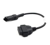 FSFY Connecteur de câble adaptateur pour outil de diagnostic de scanner OBD2 à 4 broches, câble de lecteur de code pour Ducati Monster 696 09-14, 796 10-14, 1100 evo 11-13