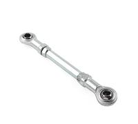 FSFY Kit de biellette de direction réglable M8110 mm, joint à rotule, attache de boulon pour VTT électrique 49 cc, accessoire de kart, colonne de direction, suspension de direction, argent