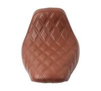 FSFYUK 1 siège conducteur XJ59-LS-5B6H, siège avant en treillis, cuir et mousse marron pour Deluxe FLSTN 2006